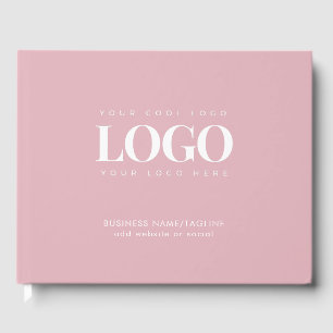 Livre D'or Logo personnalisé minimaliste Dusty Pink Business