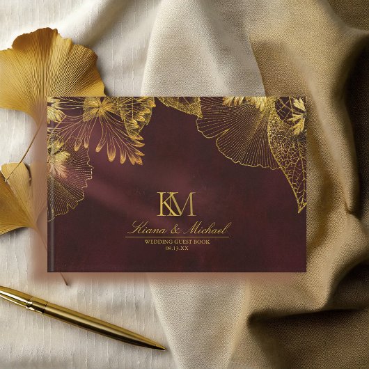 Livre D'or Lumière de la lune Romance Mariage Bourgogne ID881