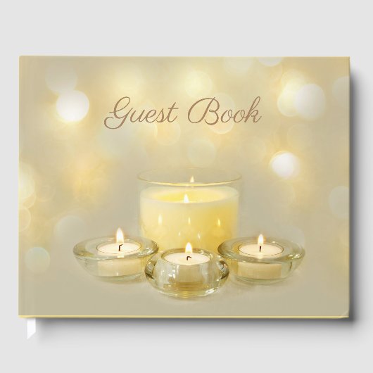 Livre D'or Lumière sur les bougies (Recto)