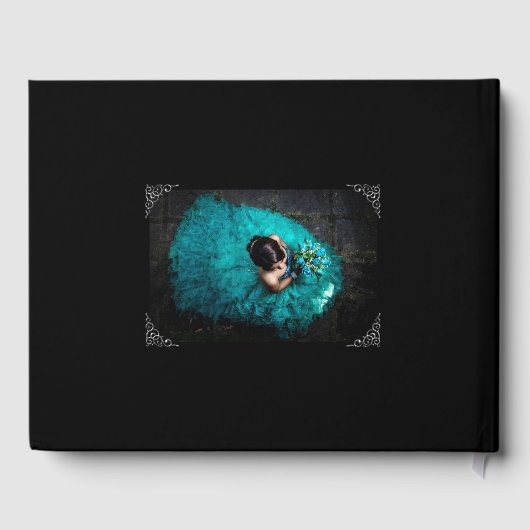 Livre D'or Lumières rose pâle Quinceanera (Verso)