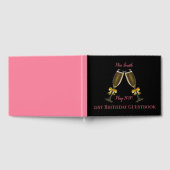 Livre D'or Lunettes de champagne rose et noir (Complet)