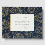 LIVRE D'OR LUXE OR MARINE BLANCHE ÉLÉGANT ROSE FLORAL<br><div class="desc">Si vous avez besoin d'une personnalisation ou d'autres éléments correspondants,  n'hésitez pas à me contacter à l'adresse yellowfebstudio@gmail.com</div>