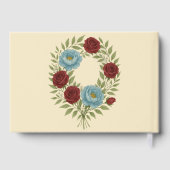 Livre D'or Lyons Blue Peony et Fig Purple Rose Mariage (Verso)