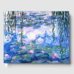 Livre D'or Lys d'eau rose Monet<br><div class="desc">Un livre d'or Monet rose nénuphars avec de belles nénuphars roses flottant dans un étang bleu calme avec des nénuphars. Un grand cadeau Monet pour les amateurs d'impressionnisme et d'art français. Impressionnisme nature serein avec de belles fleurs et paysage d'étang pittoresque.</div>