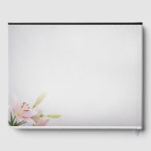 Livre D'or Lys photo personnalisables (Verso)