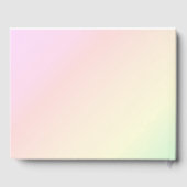 Livre D'or Magical Rainbow Princess Castle Carriage (Verso)