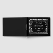 Livre D'or Magnifique Ornate Papel Picado Black Mariage (Complet)