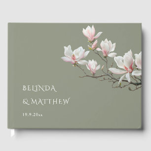 Livre D'or Magnolia Fine Art Vert Sauge Mariage