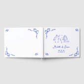 Livre D'or Main bleue unique tirée à la française Bow et Cham (Complet)