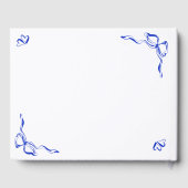 Livre D'or Main bleue unique tirée à la française Bow et Cham (Verso)