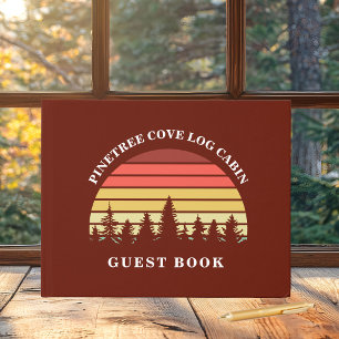 Livre D'or Maison de lac Cabane en rondins Coucher de soleil