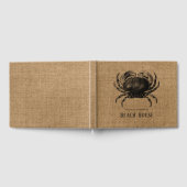 Livre D'or Maison de plage Burlap Crab (Complet)