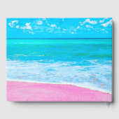 Livre D'or Maison de plage de sable rose (Verso)