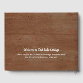 Livre D'or Maison d'hôtes en bois de chêne blanc Location de  (Verso)