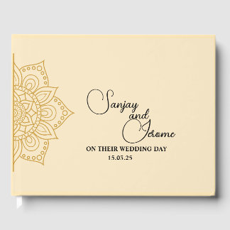 Livre D'or Mandala Guest Book | Luxueux Mariage