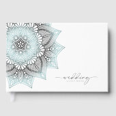 Livre D'or Mandala Lace Mariage lt. Blue ID968 (Recto)