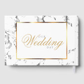 Livre D'or Marbre d'argent, Or et blanc (Verso)