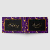 Livre d'or - Marbre noir, or et violet (Complet)