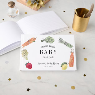 Livre D'or Marché de bébé cultivé local Baby Shower