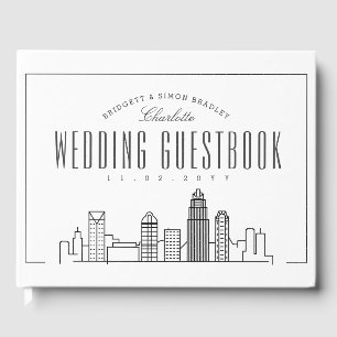 Livre D'or Mariage À Charlotte Deco Skyline Guest Book