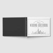 Livre D'or Mariage À Chicago | Ligne Skyline Déco moderne (Complet)