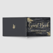 Livre D'or Mariage à la Ferme de Grange Rustique Moderne Chic (Complet)