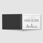 Livre D'or Mariage À Londres | Ligne Skyline Déco moderne (Complet)