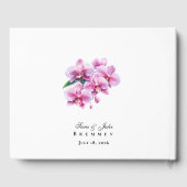 Livre D'or Mariage à l'Orchidée Rose (Verso)