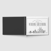 Livre D'or Mariage À Pittsburgh | Ligne Skyline Déco moderne (Complet)