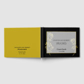 Livre D'or Mariage à thème Rose de feuille d'or (Complet)