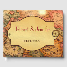 mariage à thème voyage vintage monde