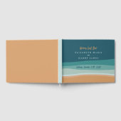 Livre D'or Mariage Abstrait Ocean Beach (Complet)