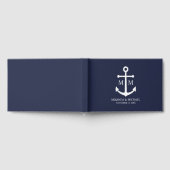 Livre D'or Mariage Ancre bleu marine (Complet)