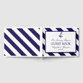 Livre D'or Mariage Ancre bleu marine (Complet)