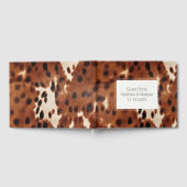 Livre D'or Mariage animal à la crème Brown (Complet)