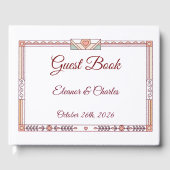 Livre D'or Mariage Art Déco de Conte de Fées (Recto)