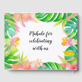 Livre D'or Mariage au paradis (Verso)