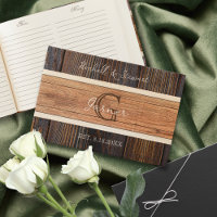 Mariage au ton de bois rustique