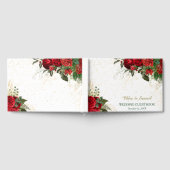 Livre D'or Mariage aux Roses Rouges et Confettis (Complet)