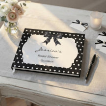 Mariage Black & White Nœuds Papillotes Baby Shower