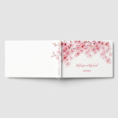 Livre D'or Mariage blanc rose cerisier (Complet)