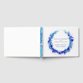 Livre d'or mariage bleu aqua aquarelle (Complet)