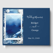 Livre D'or mariage bleu côtier (Recto)