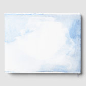 Livre D'or Mariage bleu et rose pâle (Verso)