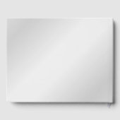 Livre D'or Mariage bleu marine moderne et argent (Verso)