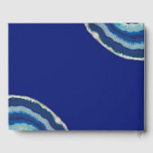 Livre d'or Mariage Blue Agate (Verso)