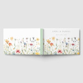 Livre D'or Mariage Bohème Chic aux Fleurs Sauvages (Complet)
