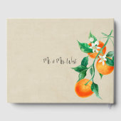 Livre D'or Mariage Boho Citrus (Verso)
