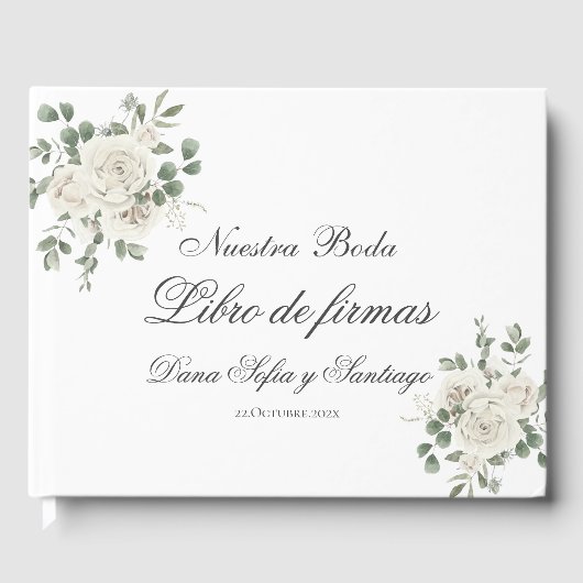 Livre D'or Mariage Boho espagnol (Recto)
