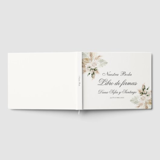 Livre D'or Mariage Boho espagnol (Complet)